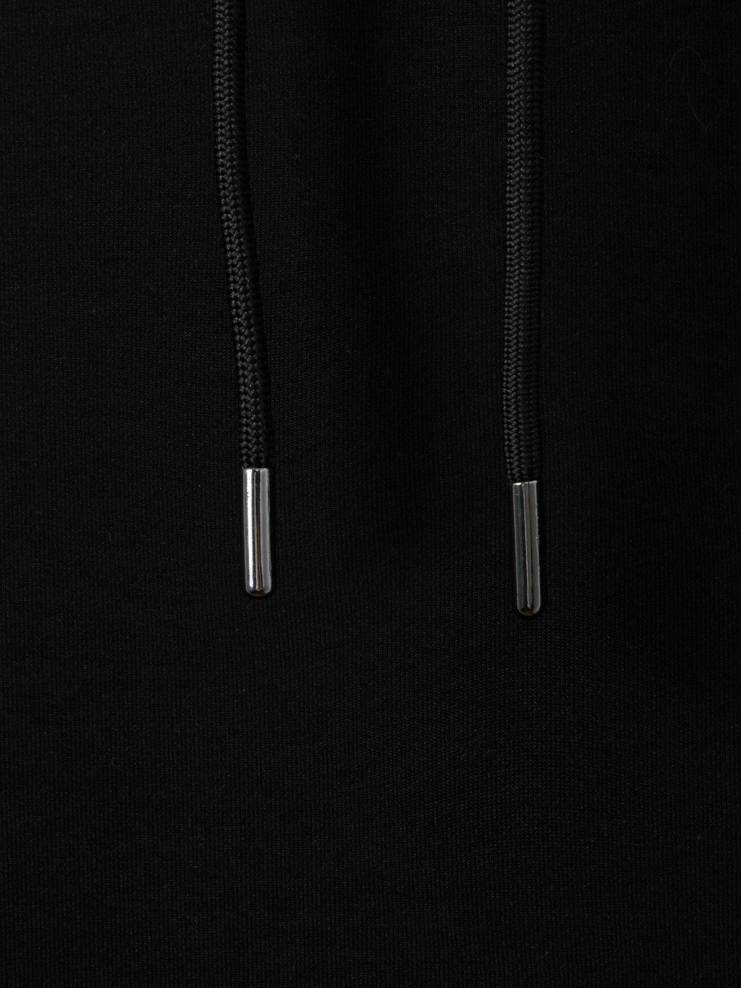 Interlock Jersey Drawstring Hoodie Black | Men