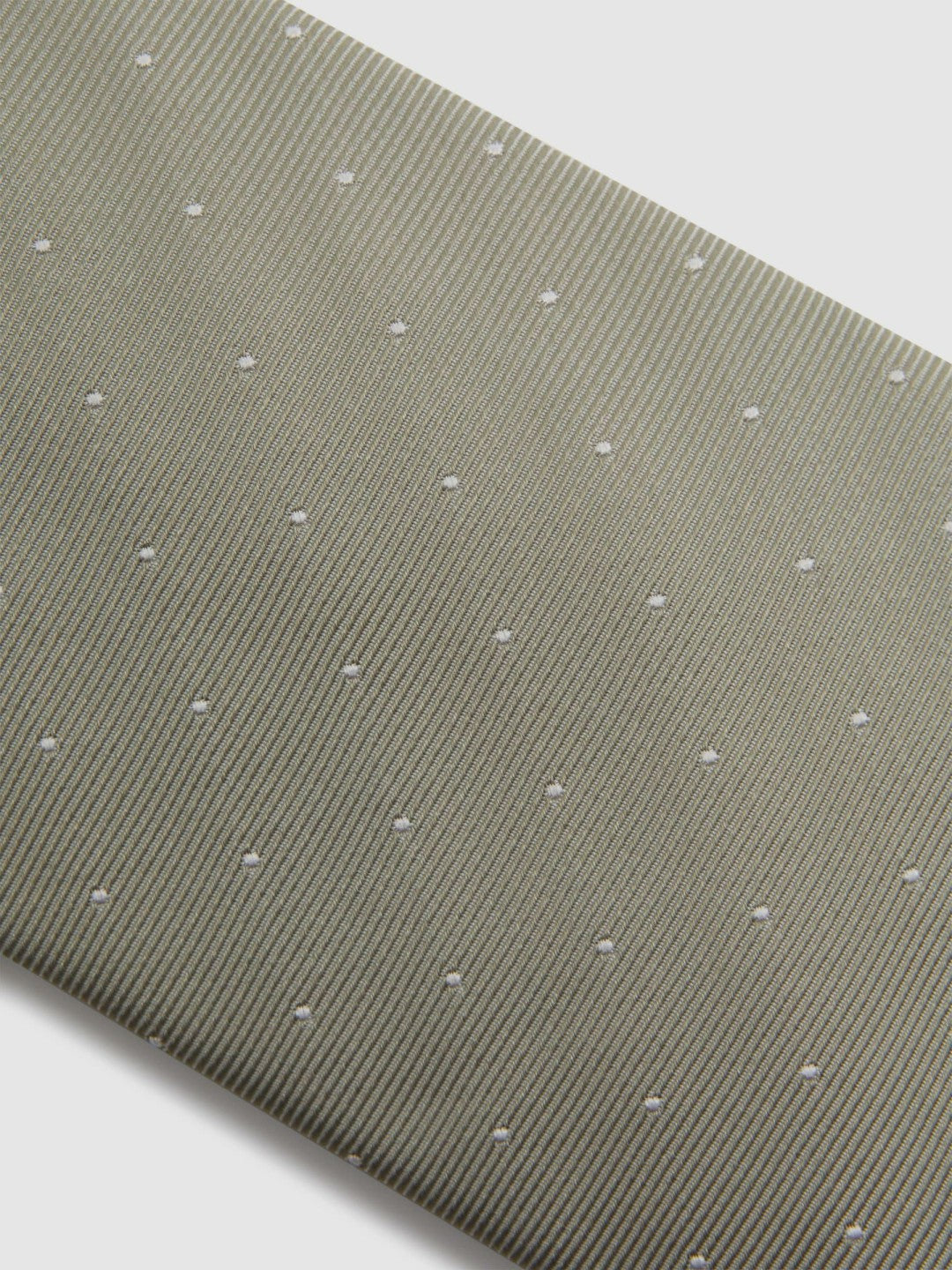 Polka Dot Silk Tie Champagne | Men
