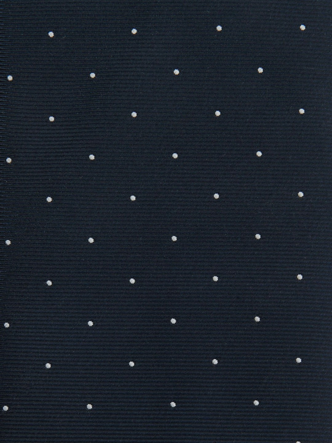 Polka Dot Silk Tie Navy | Men
