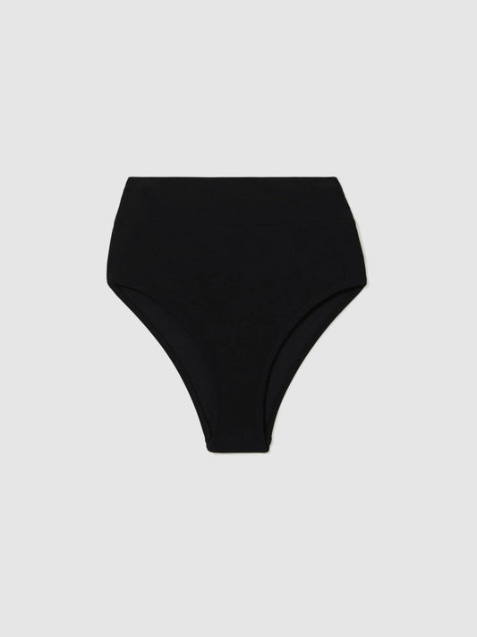 High Rise Bikini Bottoms Black | Women