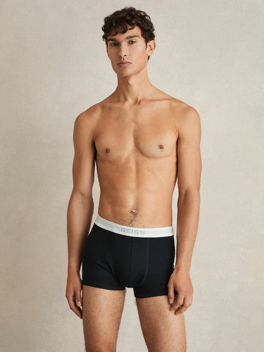 Stretch-Cotton Boxers 3 Pack Blue Multi | Men
