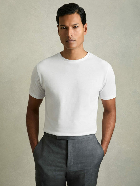 Cotton-Jersey Crew-Neck T-shirts 3 Pack Multi | Men