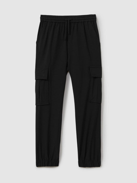 3-9 yrs Technical Drawstring Trousers Black | Children & Baby