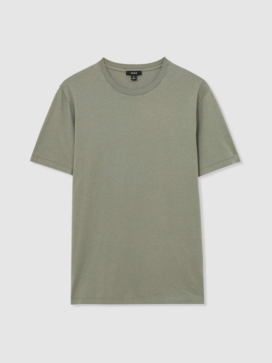 Cotton Crew Neck T-Shirt | Men