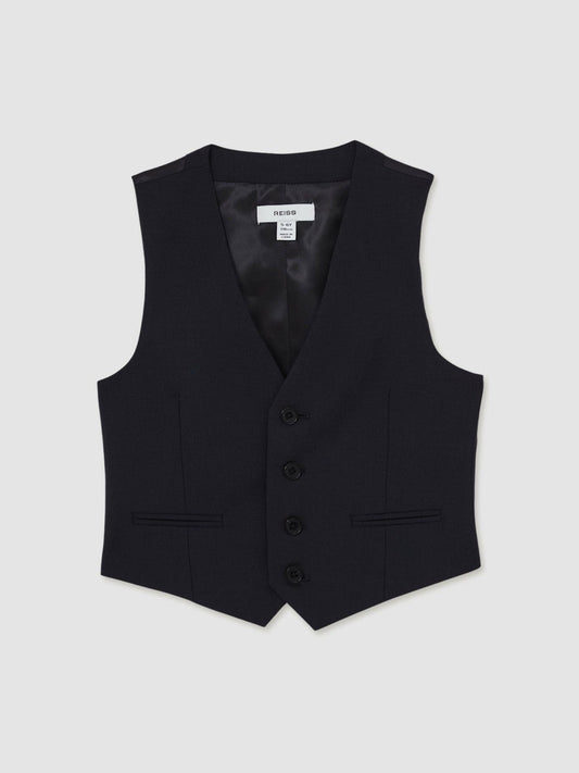 9-13 yrs Wool Blend Waistcoat Navy | Children & Baby