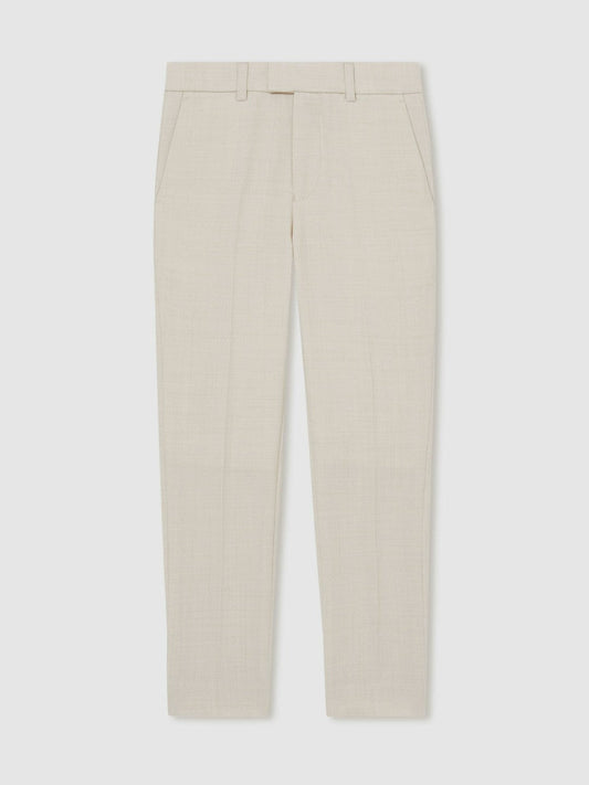 3-9 yrs Slim-Fit Trousers With Wool Stone | Children & Baby