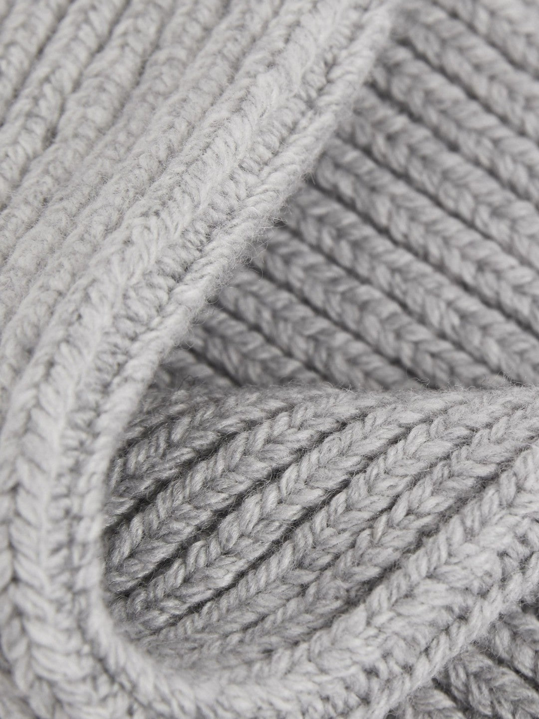 Rib-Knit Socks With Cashmere Grey | Women