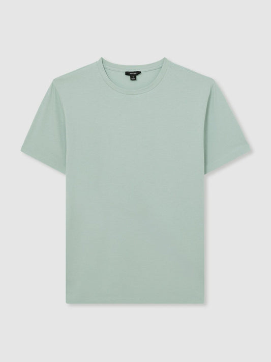 Cotton Crew Neck T-Shirt | Men