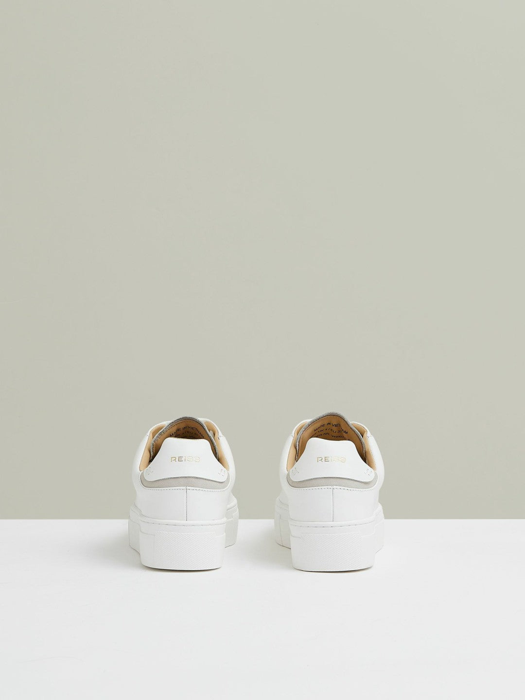 Leather Low-Top Trainers White | Women