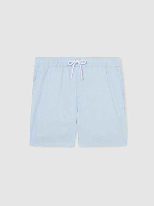 Drawstring Swim Shorts Soft Blue | Men