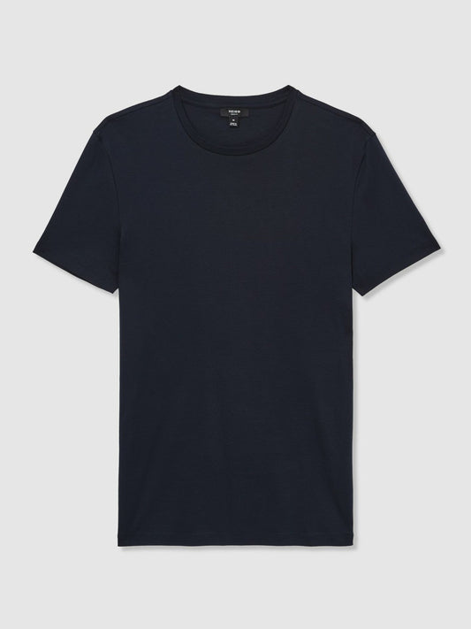 Cotton Sports-Fit T-Shirt Navy | Men