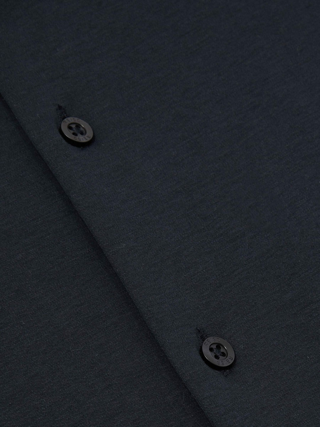 Cotton-Jersey Button-Through Shirt Navy | Men