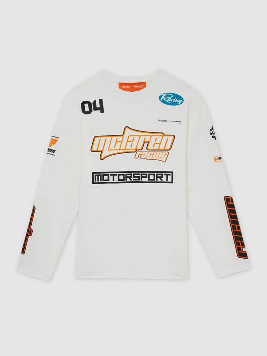 McLaren F1 Team Cotton Logo T-Shirt Unisex Fit White | Men