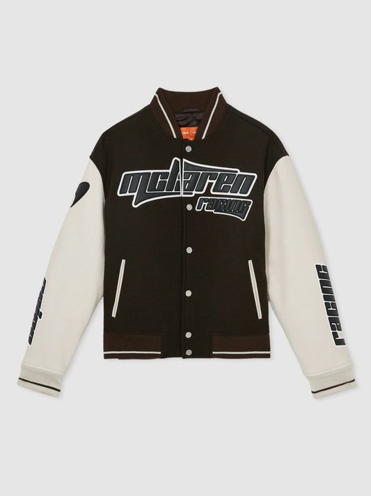 McLaren F1 Team Bomber Jacket Brown/Ivory/White | Men