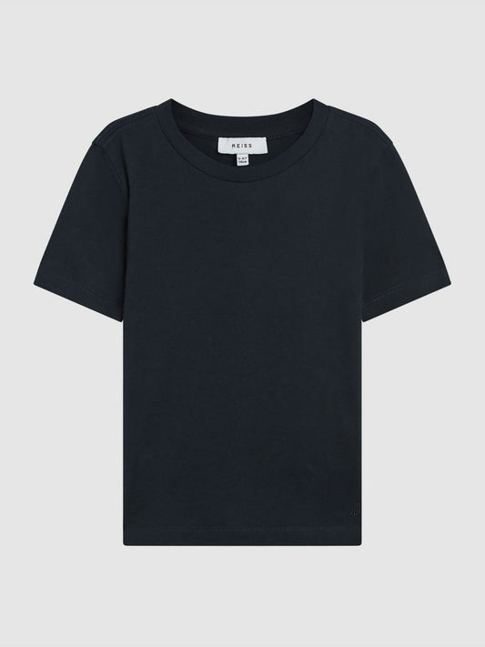 9-13 yrs Crew Neck T-Shirt Navy | Children & Baby