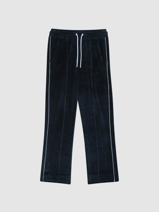 Velour Jogger With Piping Navy | Men