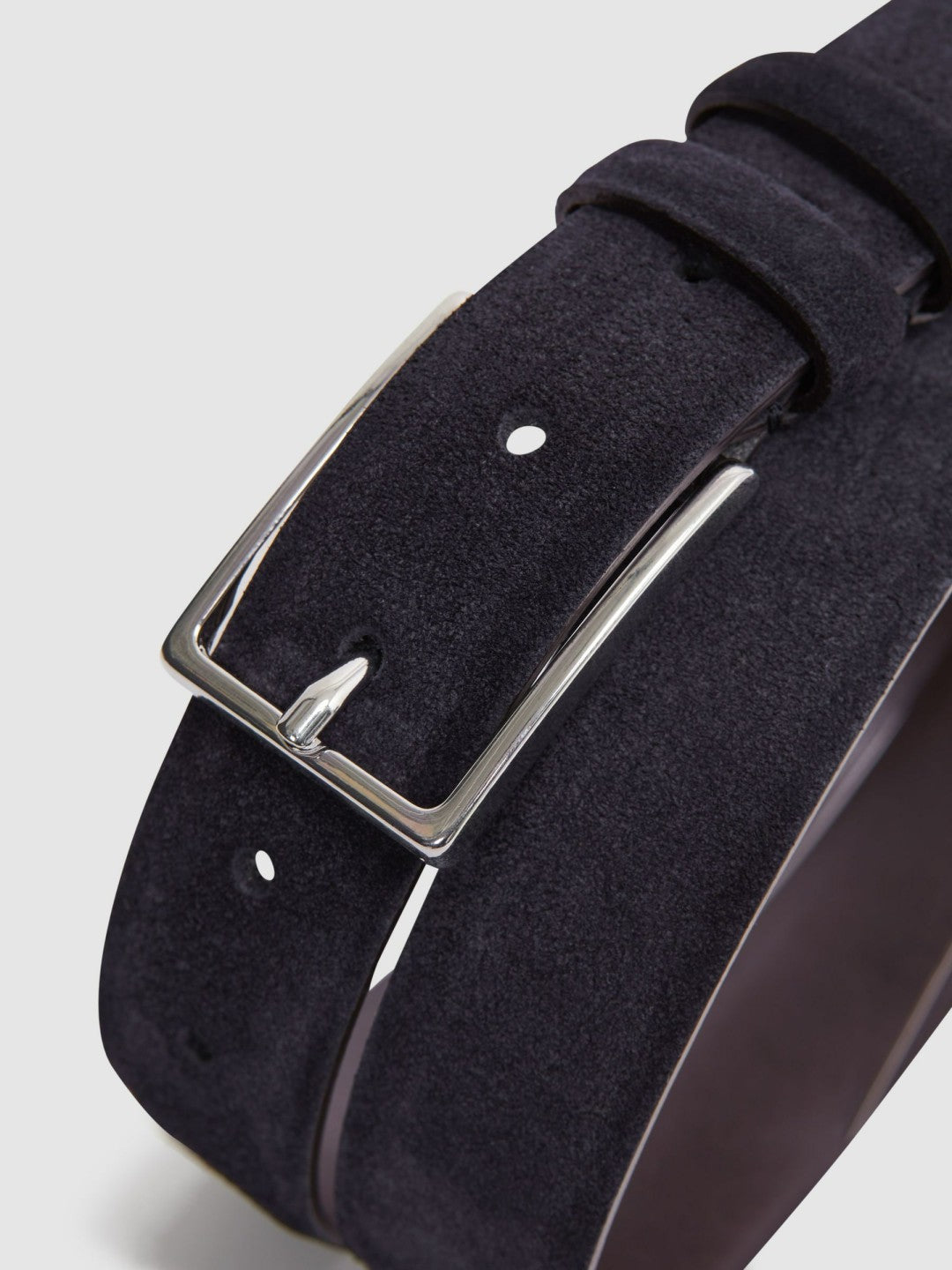 Suede Belt Navy | Men