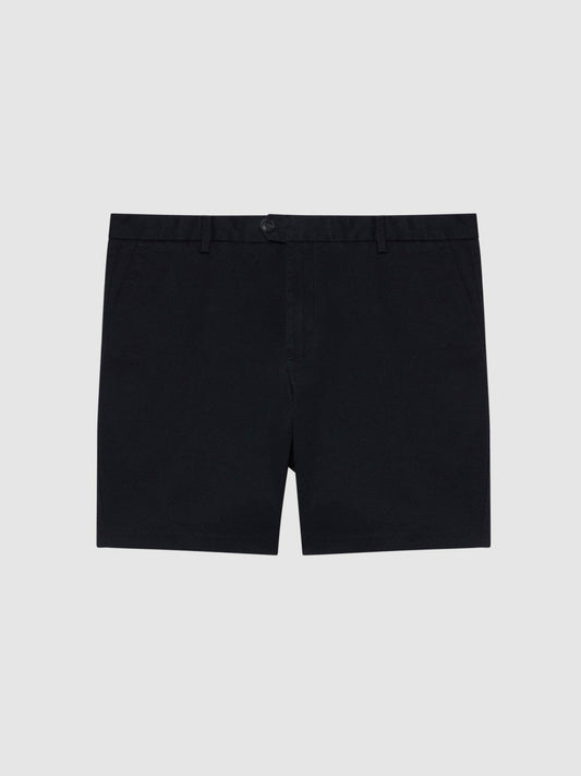 Short Length Casual Chino Shorts Navy | Men