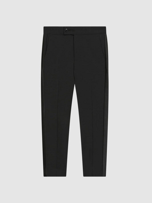 3-9 yrs Tuxedo Satin Stripe Trousers Black | Children & Baby