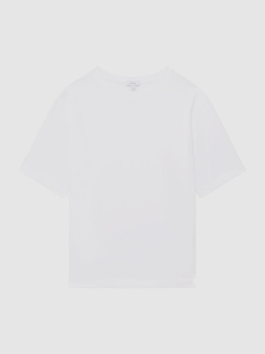 Oversized Garment Dye T-Shirt White | Men