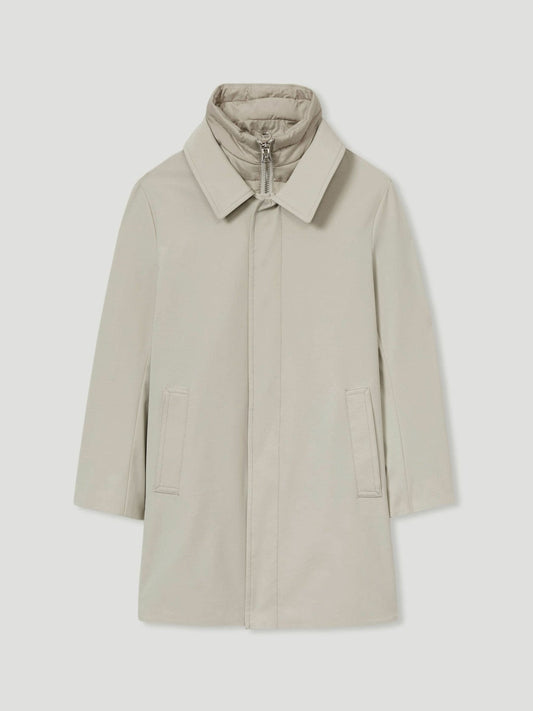 9-13 yrs Gabardine Coat with Removable Gilet Stone | Children & Baby