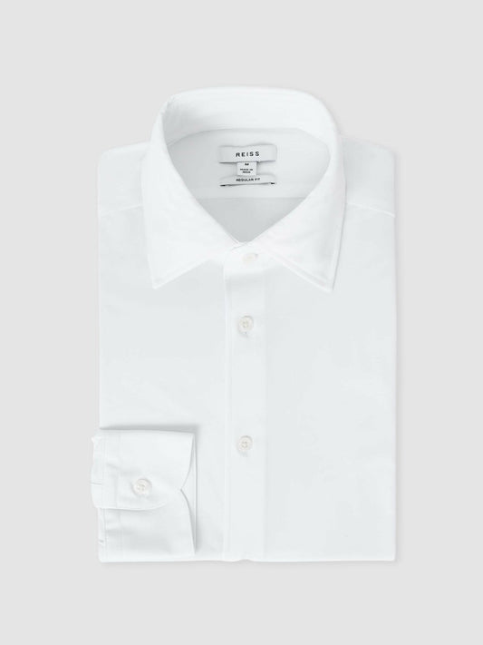 Long-Sleeve Travel Shirt White | Men