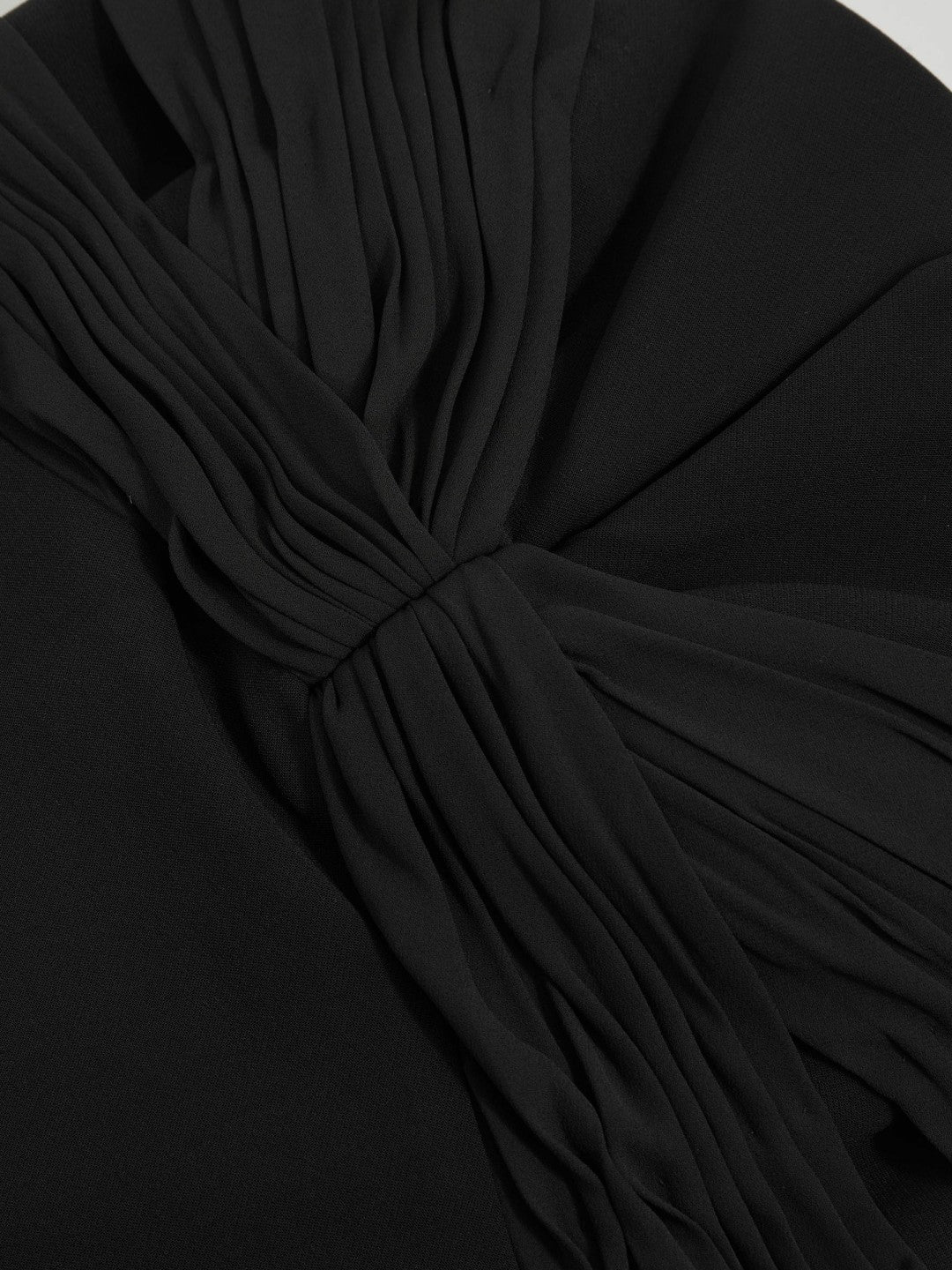 Halston Strapless Crepe Midi Dress Black | Women