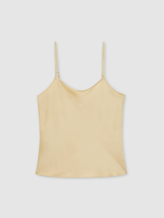 Silk Cami Top Gold | Women