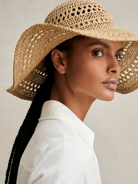 Straw Sun Hat Natural | Women