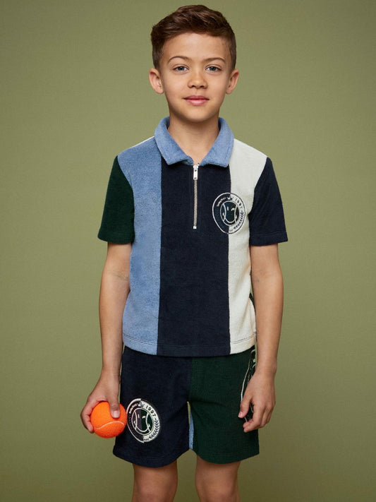 13-14 yrs SmileyWorld Towel Polo Shirt Blue | Children & Baby