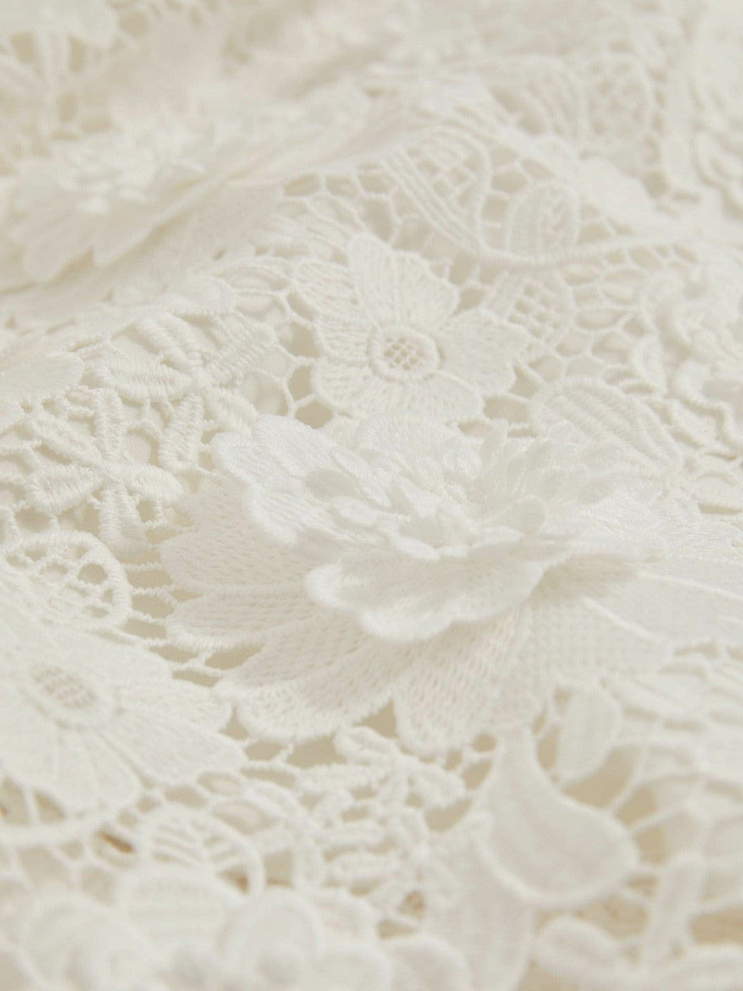9-13 yrs Guipure-Lace Midi Dress Ivory | Children & Baby