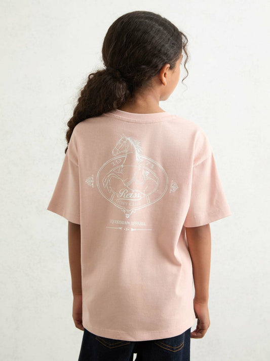 Cotton Pony Club Print T-Shirt Pink | Children & Baby