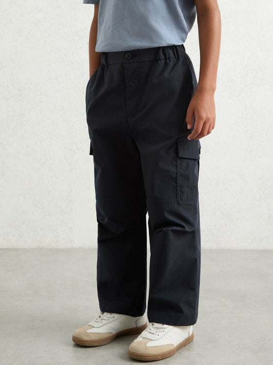 13-14 yrs Technical Straight Leg Cargo Trousers Navy | Children & Baby
