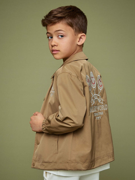 13-14 yrs SmileyWorld Harrington Jacket Stone | Children & Baby