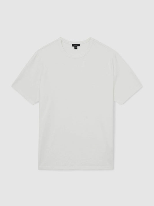 Stretch-Cotton Crew-Neck T-Shirt White | Men