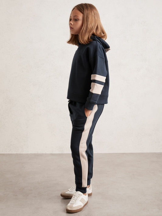 Cotton-Blend Joggers and Hoodie Set Navy | Children & Baby