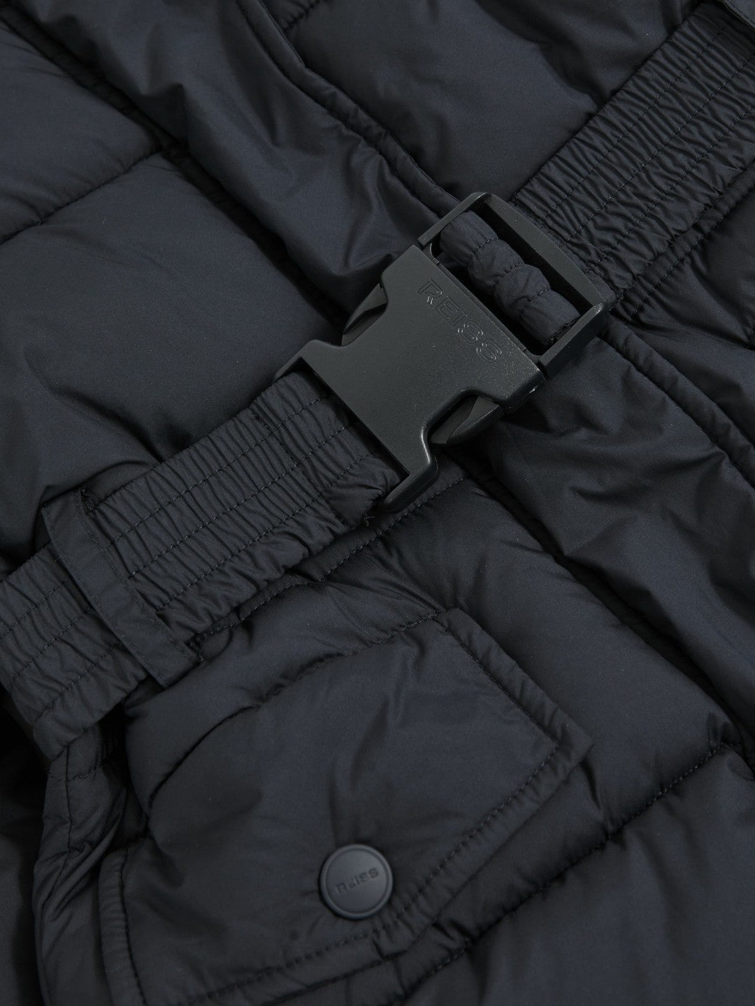Longline Hooded Puffer Coat Navy | Children & Baby