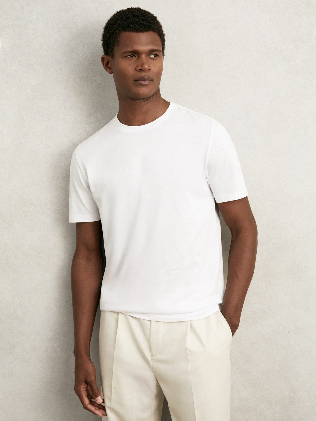 T-Shirts 3 Pack White/Navy/Dark Sage Green | Men