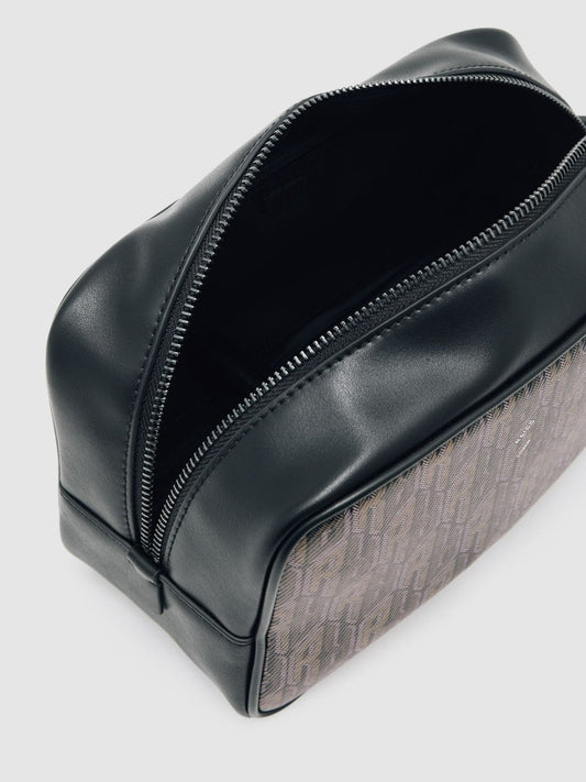 Coated Canvas Monogram Wash Bag Grey Multi | Men