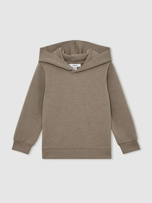 Interlock-Jersey Hoodie Taupe Brown | Children & Baby