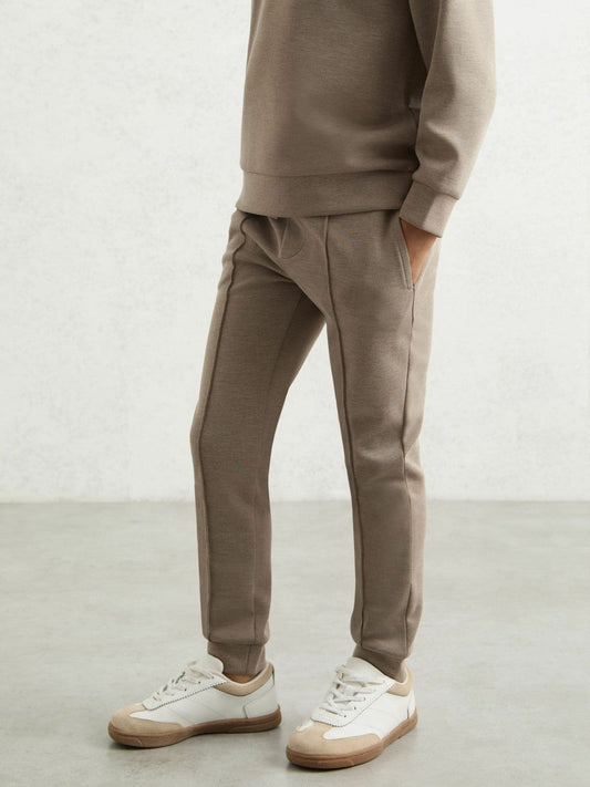 13-14 yrs Interlock Drawstring Joggers Taupe Brown | Children & Baby