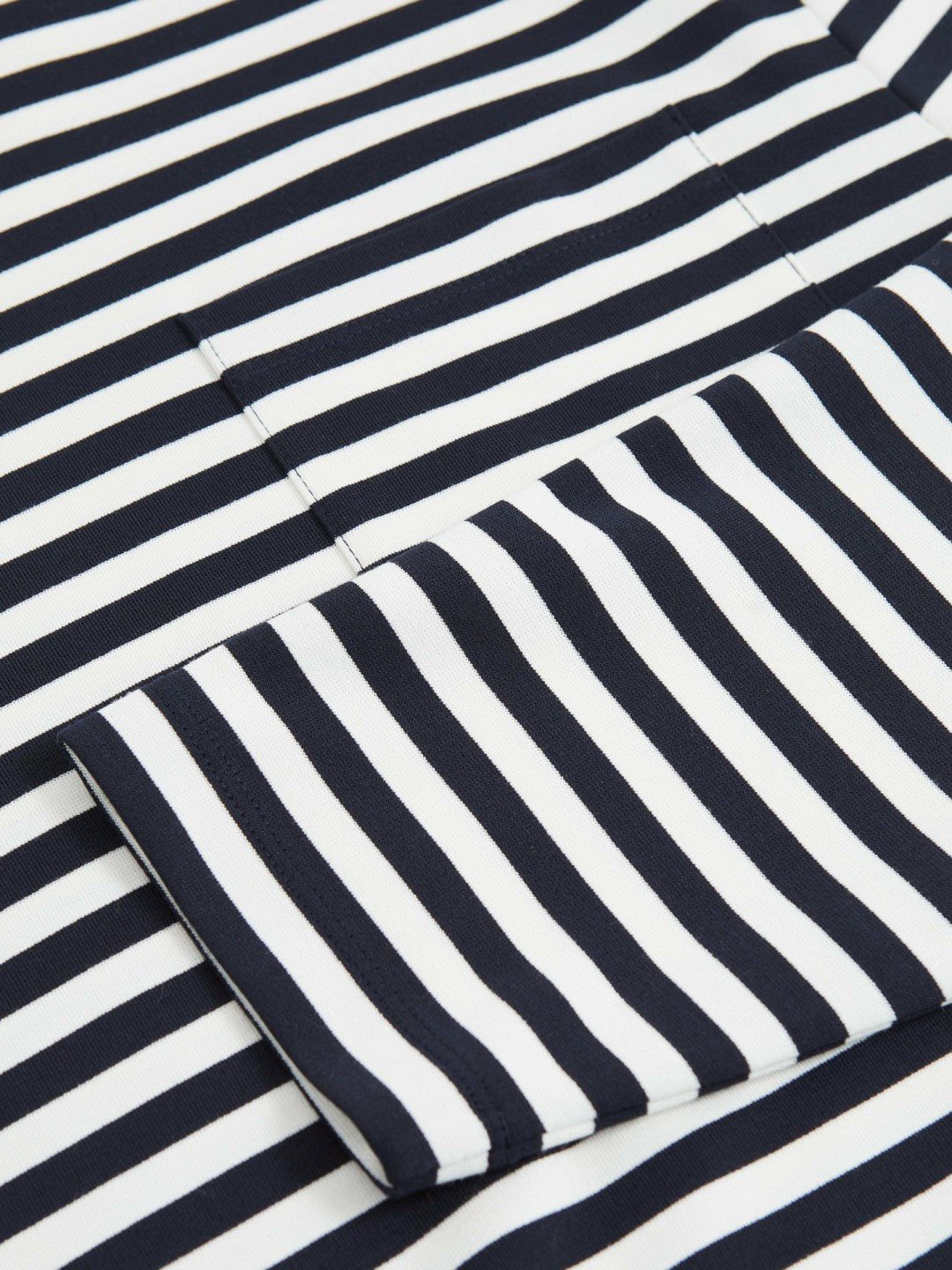 Striped Crew-Neck T-Shirt Navy/White | Men