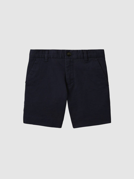 3-9 yrs Cotton Chino Shorts with Stretch Navy | Children & Baby