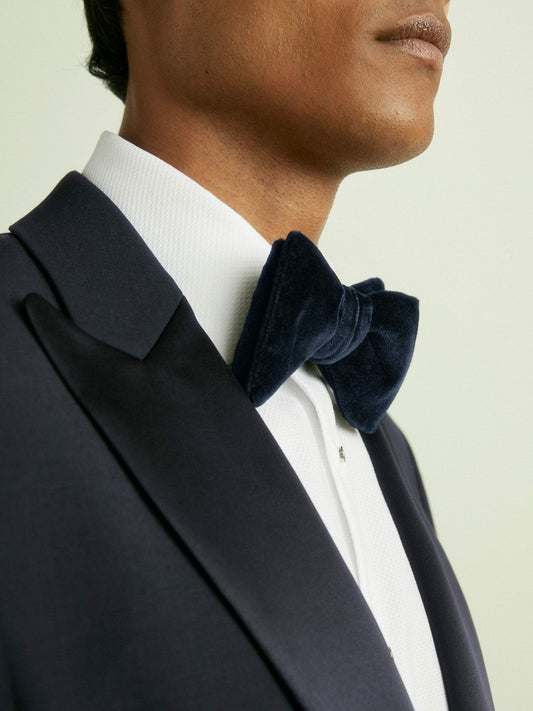 Velvet Bow Tie Navy | Men