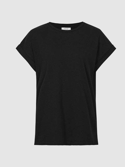Cotton-jersey T-shirt Black | Women