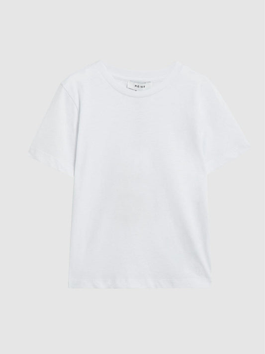 4-9 yrs Crew Neck T-Shirt White | Children & Baby