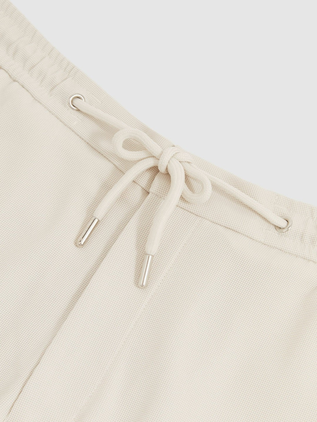 Textured Drawstring Shorts Stone | Men
