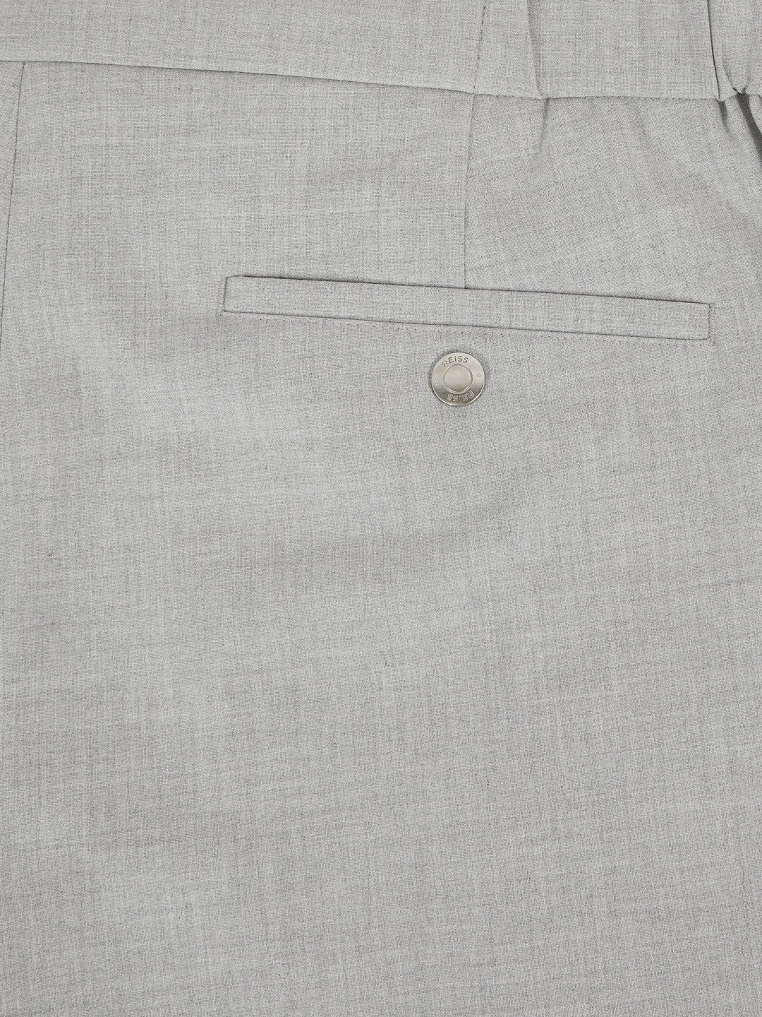 Slim-Fit Internal-Drawstring Trousers Grey | Men