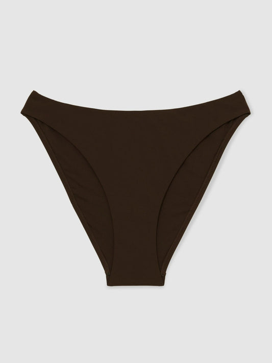 High Cut Bikini Bottoms Chocolate | Women
