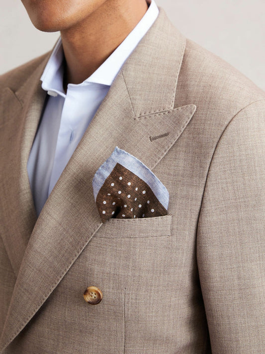 Pocket Squares Chocolate Brown | Men
